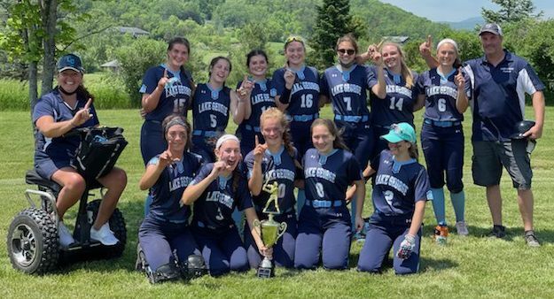 Lake George softball win